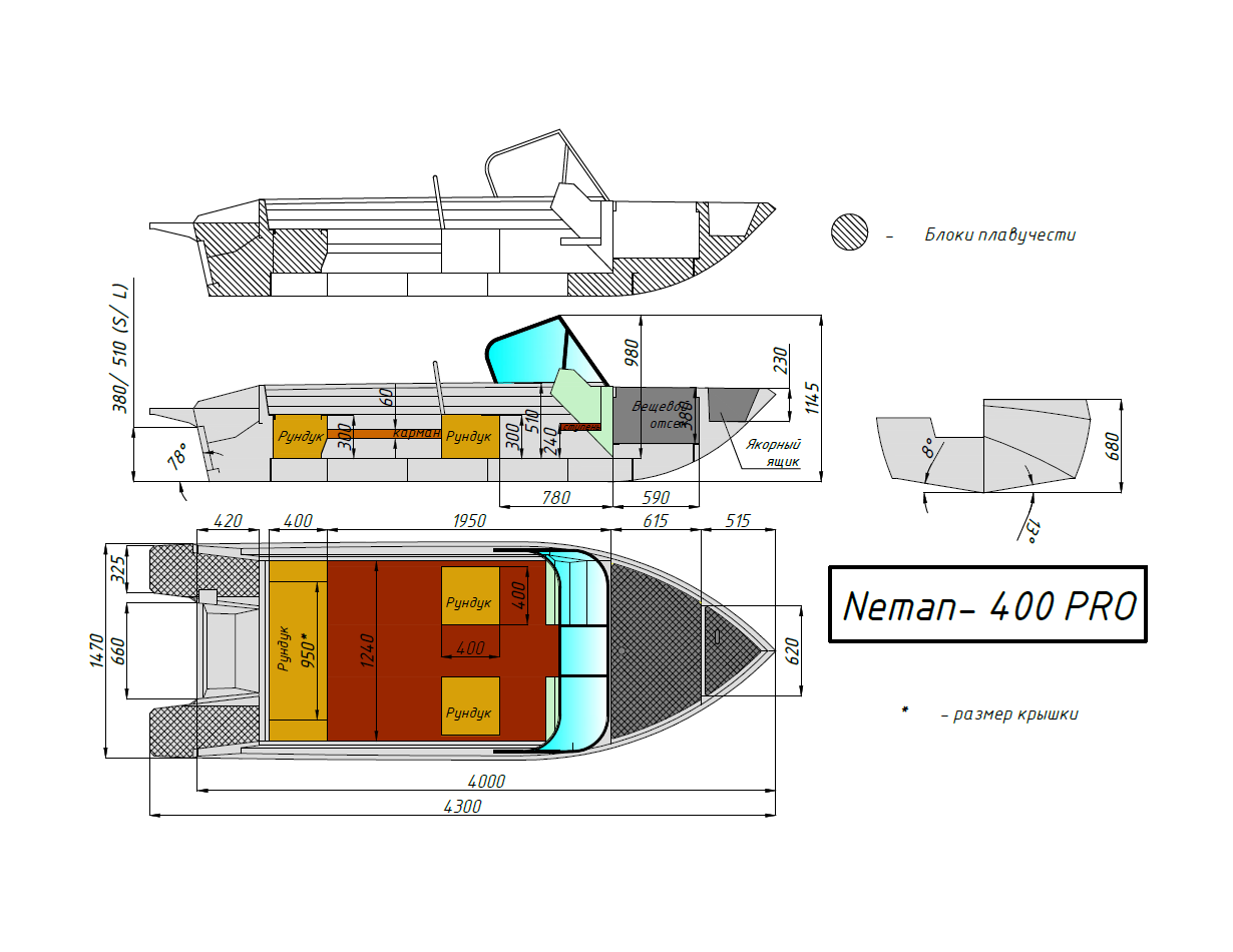 чертёж для - Neman-400 PRO