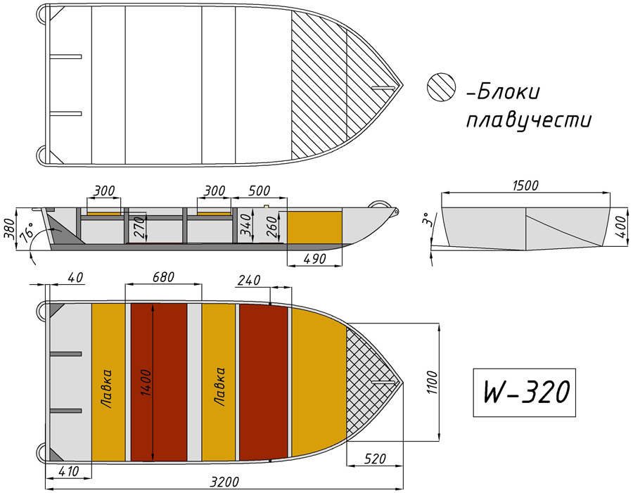 чертёж для - Wyatboat-320